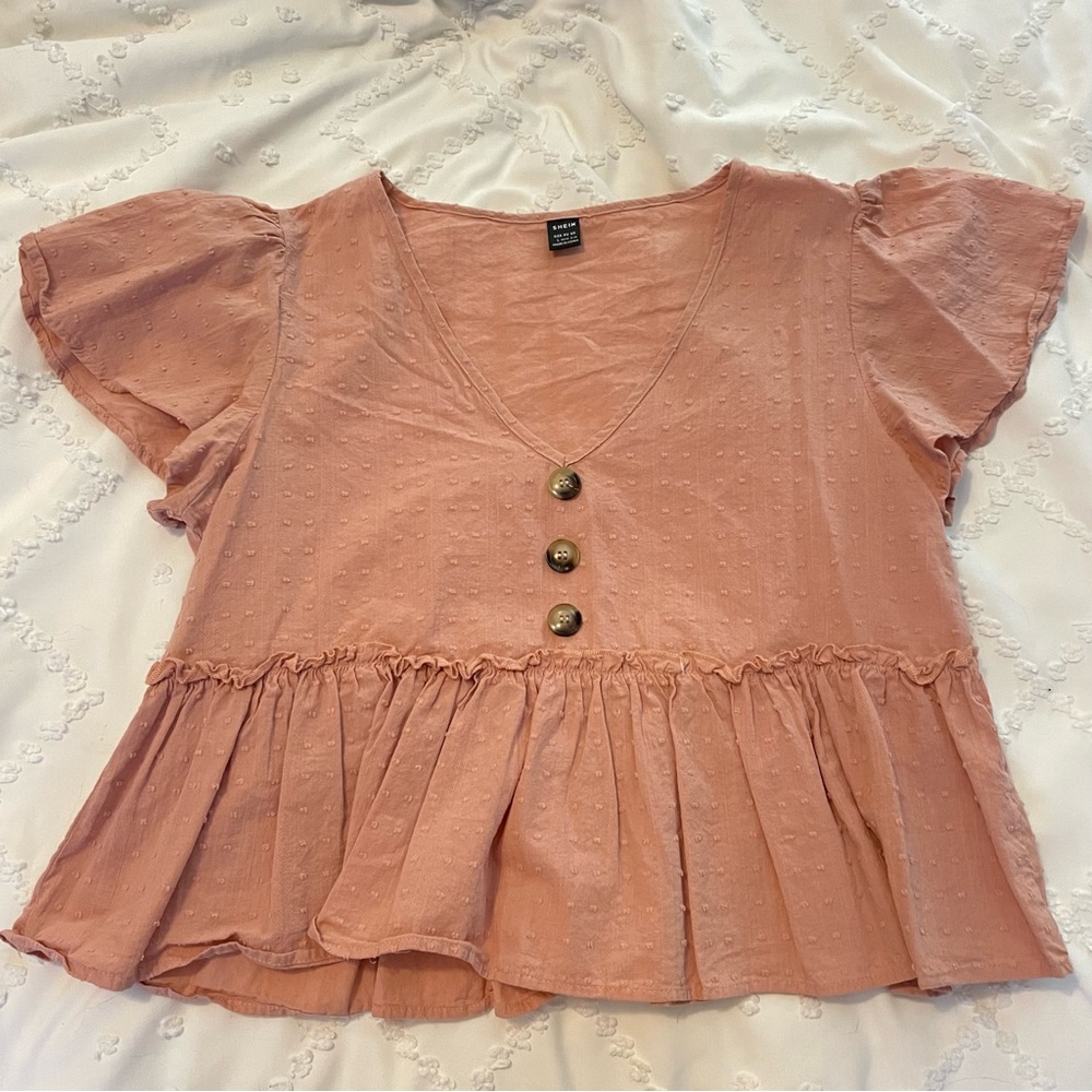 NWOT Peplum Top